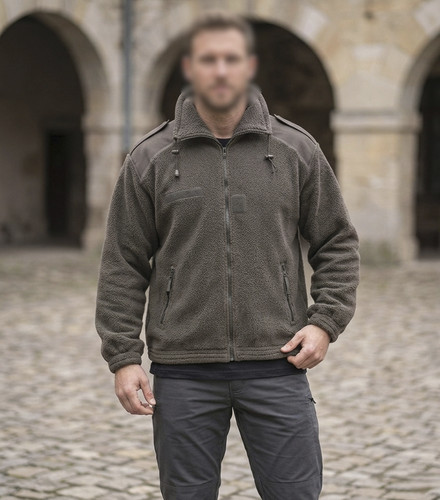 Veste pull militaire polaire - veste,