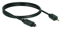 1M Mini Câble Optique Toslink SPDIF Prise Toslink Vers Prise Jack 3,5Mm