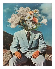 Art mural tête de fleur