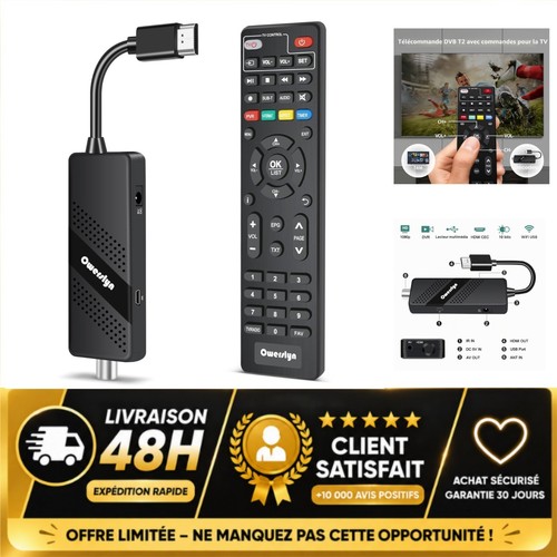 Décodeur tnt full dvb - décodeur,