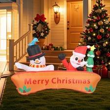 Décoration gonflable de Noël extérieure - Figurine gonflable - Agencement