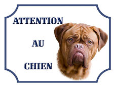 Plaque Alu 15x20cm "Attention