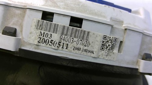 Compteur kia picanto phase 1 - picanto,