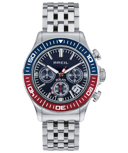 Montre silver blue red manta - silver,