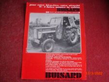 OLD ADVERTISING PROSPECTUS BUISARD CABIN / TRACTOR McCORMICK 423