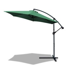 VOUNOT Parasol deporte 3M avec housse de protection Vert