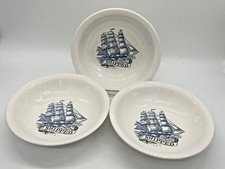 3 Monte Carlo Sogesynt BOWLS Tableware Melamine Yacht Ware #41 SHIPPED Blue Ship