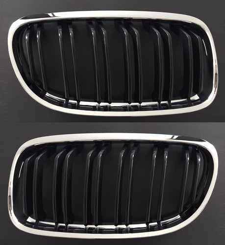 Calandre double lame chrome - double,