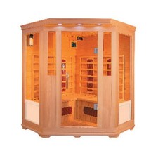 Cabine Infrarouge 150x150x60x120x60 CM En Hemlock Bois