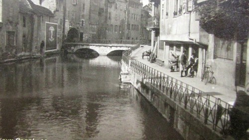 Cpa annecy vieux canal - annecy, le