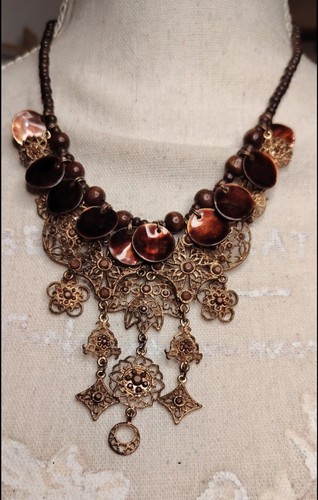 Collier pendentif bohème