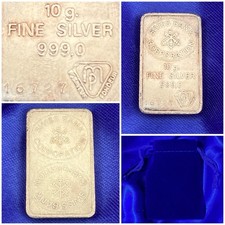 Lingot Argent pur Swiss Bank