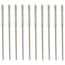 20 Pieces Series 0.8mm Diamond Coated Tip Drill Bit HelicoïDal po1937