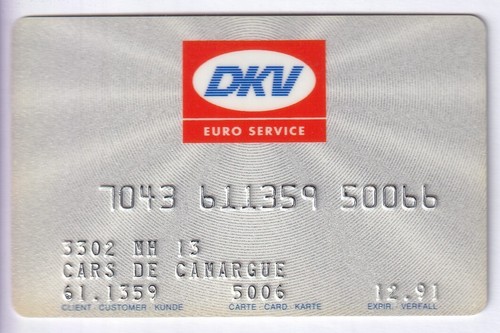 Carte card station oil - card,
