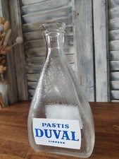 Pastis Duval Glass Carafe Liqueur 20cm - Vintage, Rare and Authentic