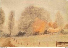 71 - Taizé - Art Penture Watercolor - CPM - Postal Flame of Cluny 71 - See Sca