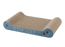 Griffoir Carton Wild Cat Avec Herbe À Chat - Anti Usure Des Griffes Naturel