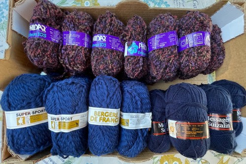 Lot pelotes de laine - lot,