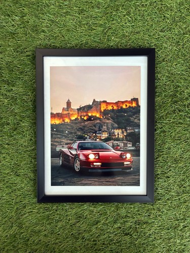 Ferrari f40 affiche encadrée - ferrari,
