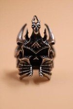 World of Warcraft Arthas Lich King Helm of Domination Stainless Steel Ring