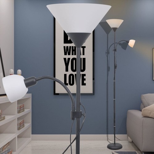 Lampadaire noir lampe - lampe, sur