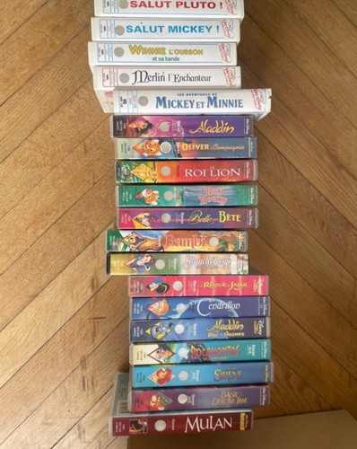 Lot cassettes vidéo - lot, 19