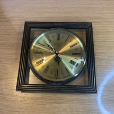 Antique Vintage Brass Wall Clock Pendulum 20cm Ref GM 