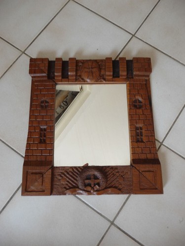 Ancien miroir bois - ancien, en