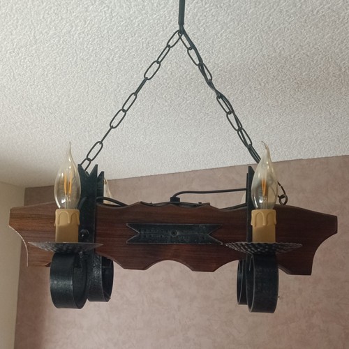 Lustre intérieur bois - , et