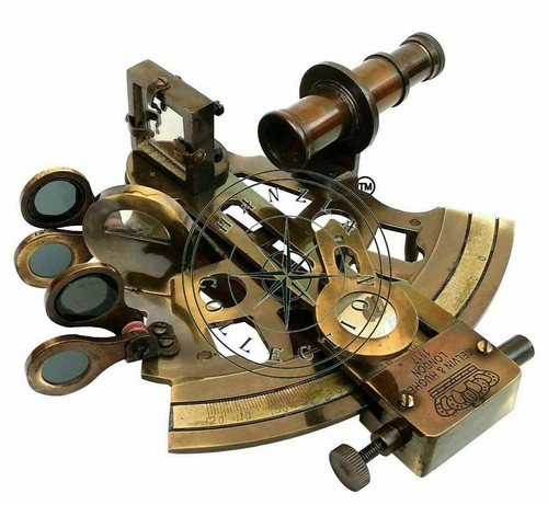 Ancien sextant marin astrolabe