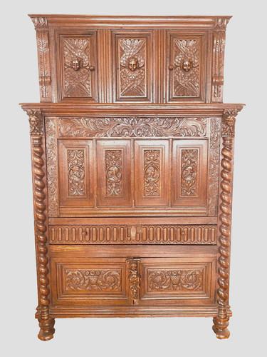 Meuble renaissance chêne - meuble,
