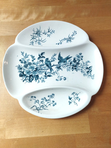 Rare assiette asperges - assiette,