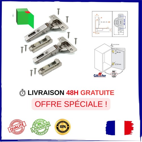 Charnière universelle salice - charnière,