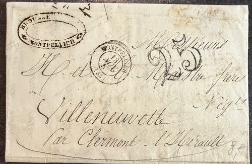 Lettre préphilatélique - 🦬,