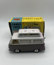 Vintage Corgi Toys 420 Ford Thames Airborne Caravan Purple In Original Box