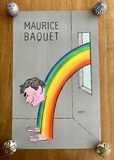 Original poster "Maurice Baquet" - Savignac - 1983