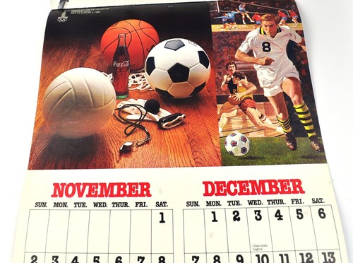 Coca cola calendrier 1980 - coca-cola,