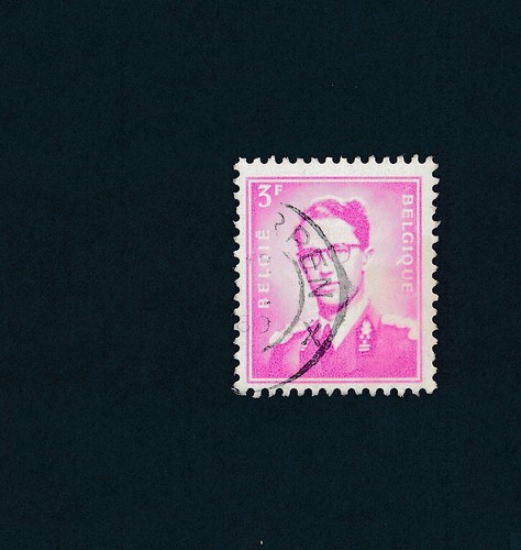Timbre belgique roi - timbre,, 3f,