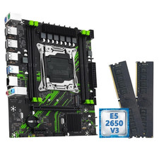 Carte Mère X99 P4 CPU Processeur Intel LGA2011-3 Xeon E5 2650 V3 CPU DDR4 16 Go