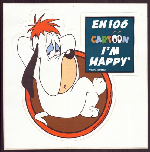 Autocollant droopy en 106 - autocollant, "