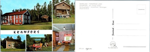 Vintage postcard kramfors - postcard,