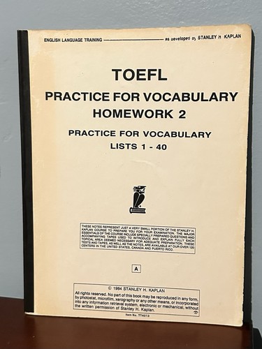 Toefl prep 1984 practice vocab - practice,