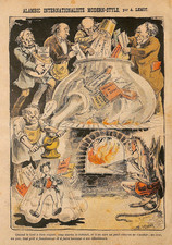 FREEMASONRY (FREEMASONRY) INTERNATIONALIST STILL / LEMOT DRAWING 1905