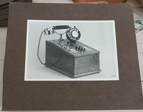 Ancienne photo telephone - ancienne,