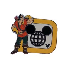 Hidden Disney Pin 2025 WDW D Characters Beauty & Beast Gaston #170920 Trade Ship
