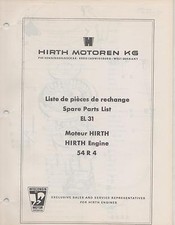  HIRTH SNOWMOBILE ENGINE PARTS