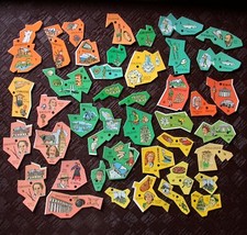 Lot 42 MAGNETS The GAULOIS MAGNET EUROPE educational puzzle FRANCE SPAIN GREECE etc