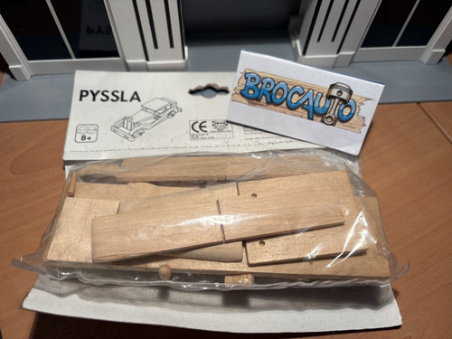 Pyssla voiture bois - voiture,