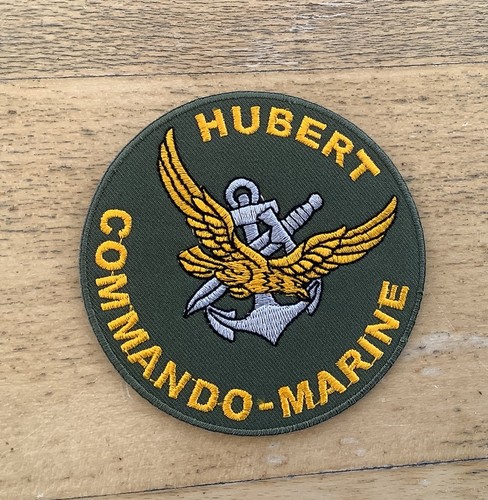Insigne tissu commando marine - tissu,