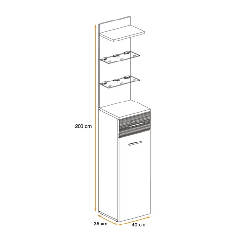Colonne niveaux bois - colonne, en